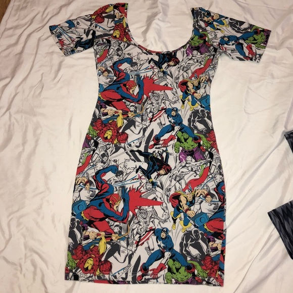 marvel bodycon dress